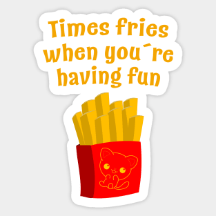 Time Fries Sticker